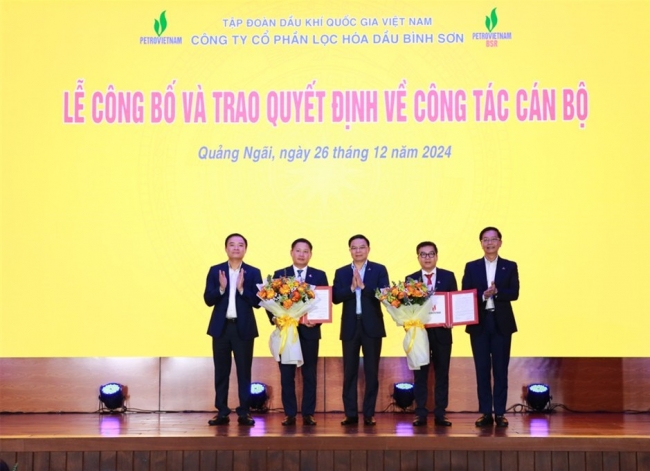 cong bo quyet dinh chuan y va bo nhiem can bo cua cong ty co phan loc hoa dau binh son