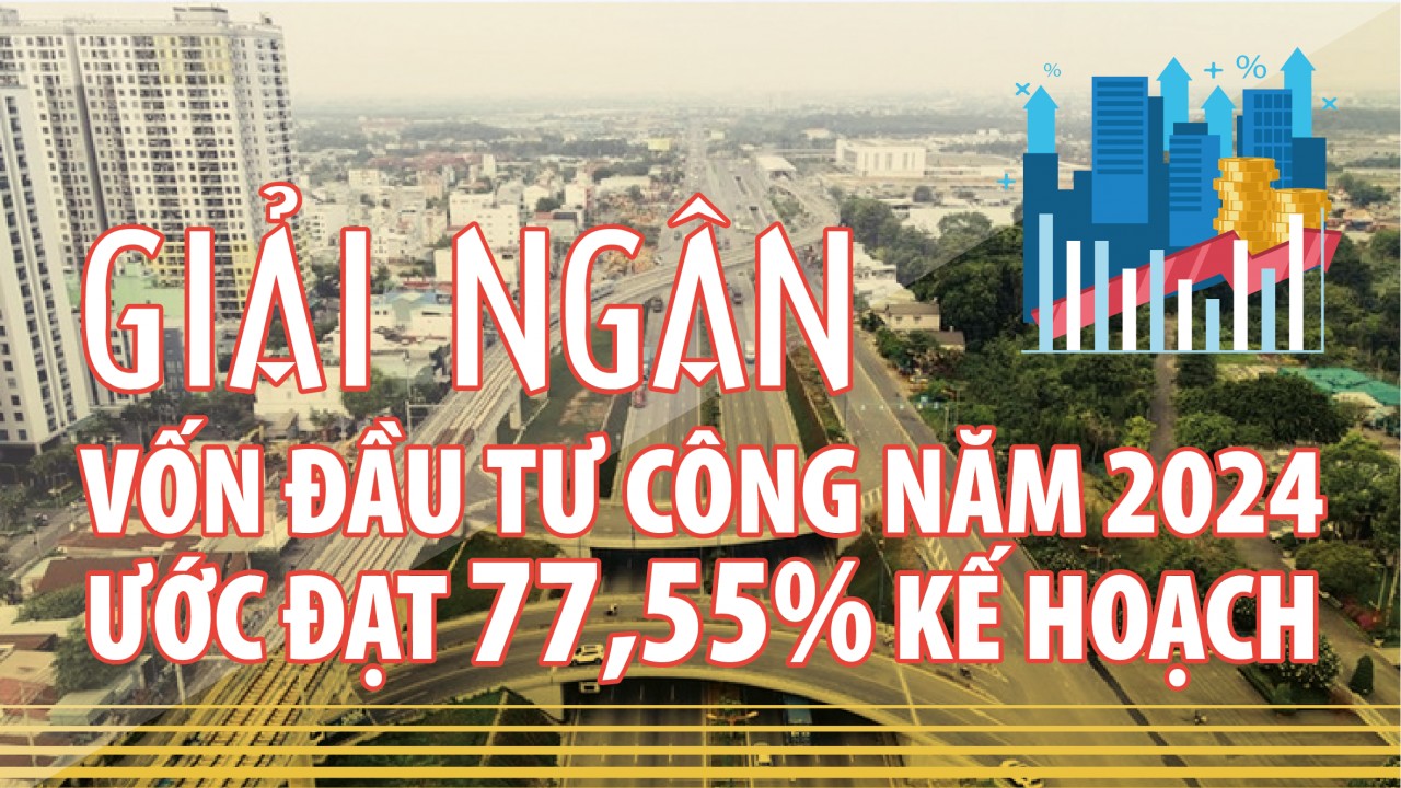 Infographics: Giải ngân vốn đầu tư công ước đạt hơn 529.632 tỷ đồng