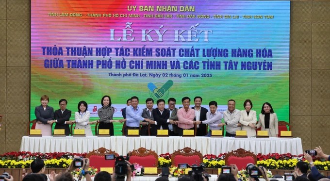 Các tỉnh Tây Nguyên ký cam kết đưa hàng hóa chất lượng vào TP. Hồ Chí Minh