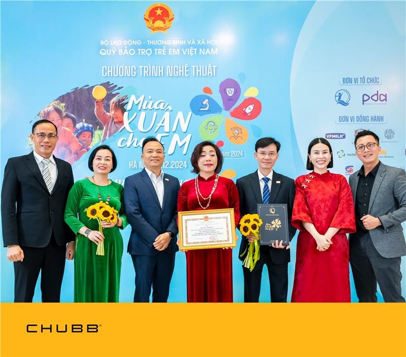 Chubb Life Việt Nam cam kết đóng góp tích cực các sáng kiến cộng đồng từ Quỹ bảo trợ trẻ em Việt Nam