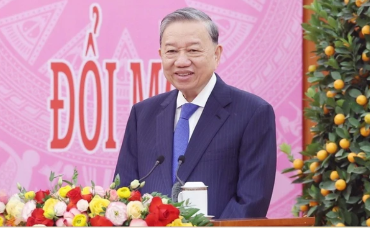 Tổng Bí thư Tô Lâm tiếp đoàn 100 kiều bào tiêu biểu tham dự Xuân Quê hương 2025