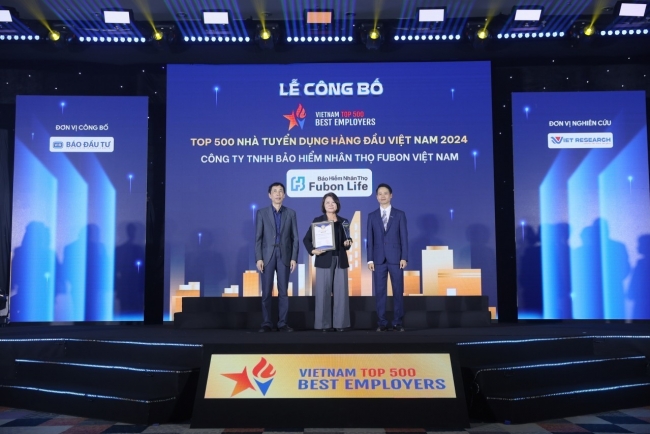 fubon life viet nam nhan nhieu giai thuong uy tin