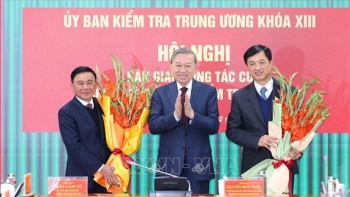Tổng Bí thư Tô Lâm dự Hội nghị bàn giao công tác của Chủ nhiệm Uỷ ban Kiểm tra Trung ương