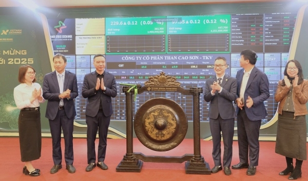 Cổ phiếu CST của Công ty cổ phần Than Cao Sơn chính thức niêm yết trên HNX
