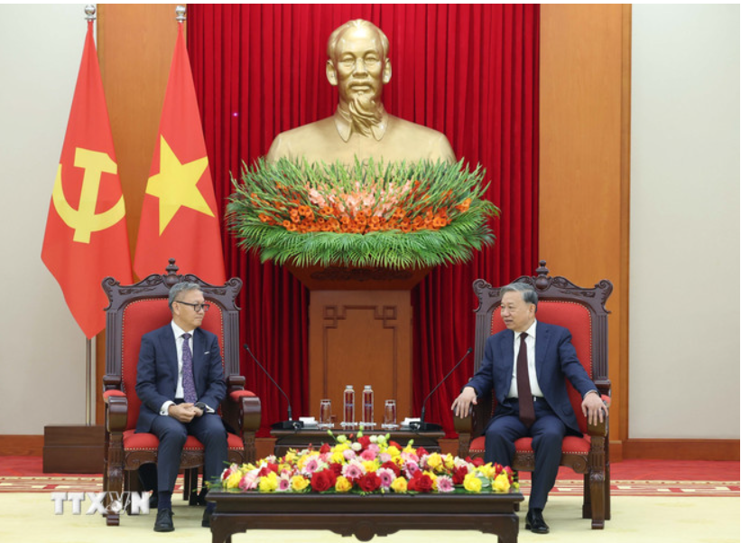 Tổng Bí thư Tô Lâm tiếp Bộ trưởng Ngoại giao Lào Thongsavanh Phomvihane