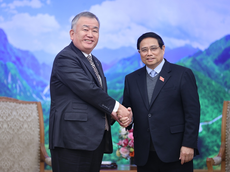 Thủ tướng Phạm Minh Chính tiếp Chủ tịch tập đoàn vận tải hàng đầu Nhật Bản- Ảnh 1. Thủ tướng Phạm Minh Chính tiếp Chủ tịch tập đoàn vận tải hàng đầu Nhật Bản- Ảnh 1.