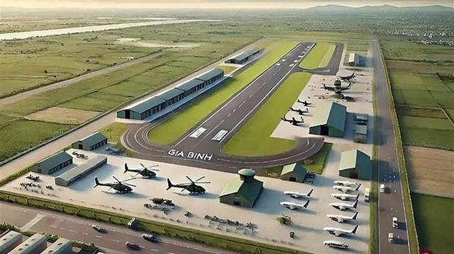 Cảng hàng không quốc tế Gia Bình quy mô cấp 4E, dự kiến hoàn thành vào cuối năm 2025