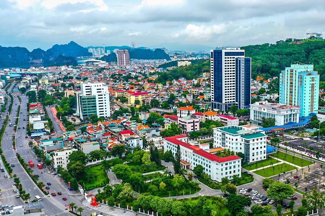 Cụm công trình Trung tâm Hành chính tỉnh Quảng Ninh. Ảnh QMG Cụm công trình Trung tâm Hành chính tỉnh Quảng Ninh. Ảnh QMG