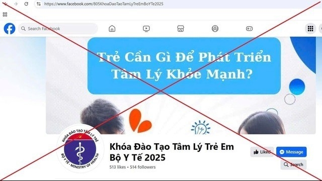 Cảnh báo Fanpage giả mạo thông tin Bộ Y tế