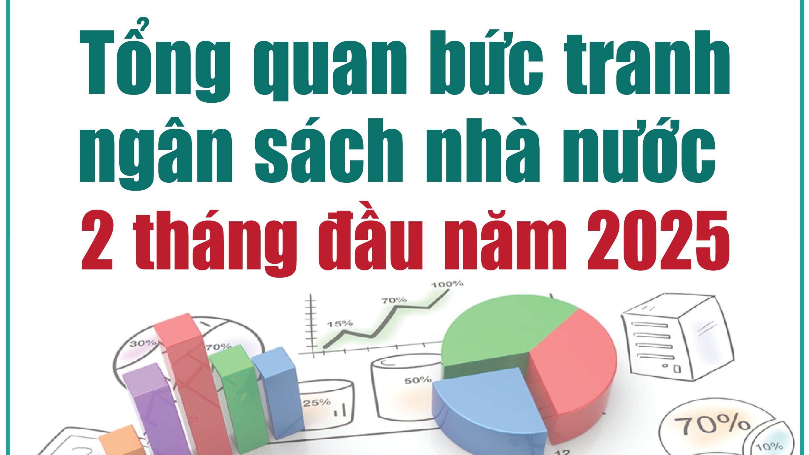 Infographics: Tổng quan bức tranh ngân sách nhà nước 2 tháng đầu năm 2025