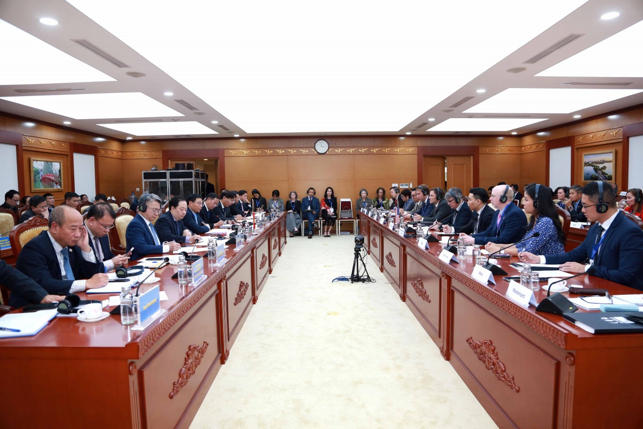 Bộ trưởng Nguyễn Văn Thắng tiếp Hội đồng Kinh doanh Hoa Kỳ - ASEAN