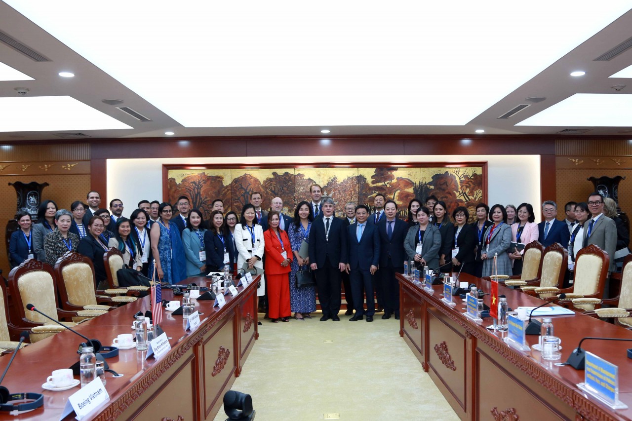Bộ trưởng Nguyễn Văn Thắng tiếp Hội đồng Kinh doanh Hoa Kỳ - ASEAN
