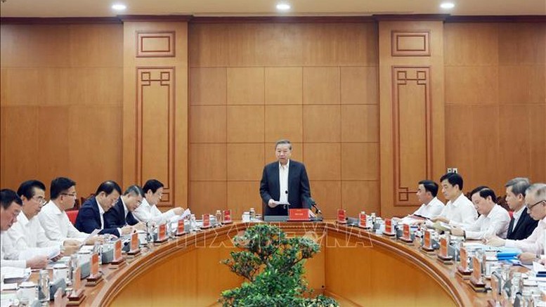 Tổng Bí thư Tô Lâm: Tập trung xử lý dứt điểm các công trình, dự án chậm tiến độ, tồn đọng, kéo dài