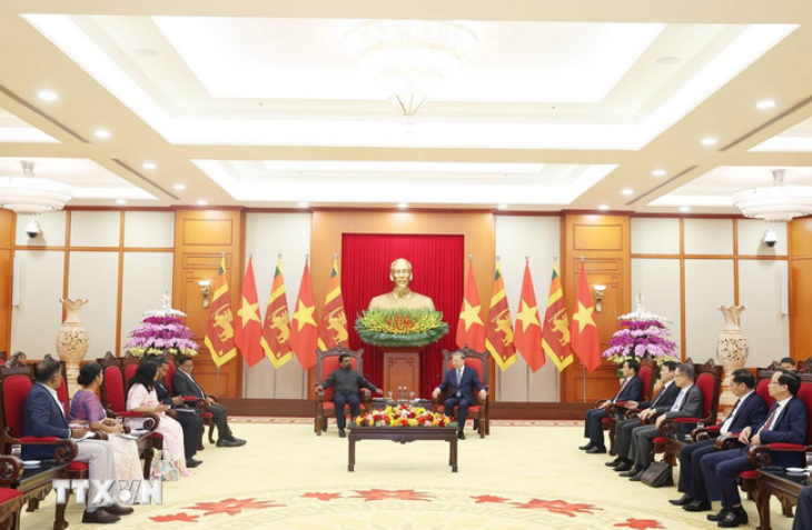 Tổng Bí thư: Việt Nam mong muốn đồng hành và hợp tác với Sri Lanka