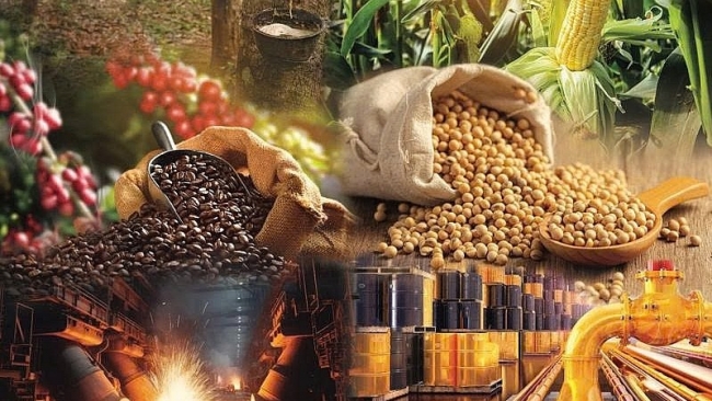 Thị trường hàng hóa: Nhóm hàng năng lượng, nông sản chìm trong sắc đỏ