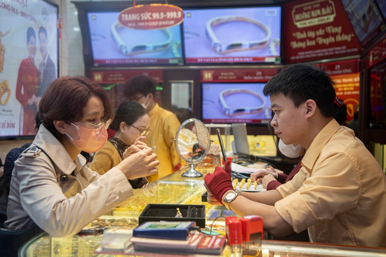 Chỉ số giá vàng tháng 4 tăng 10,54%