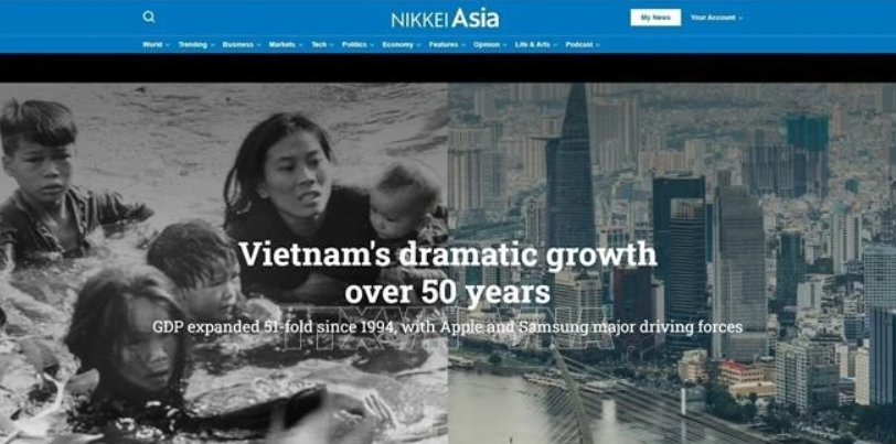 Vietnam records dramatic growth after 50 years of reunification: Nikkei Asia