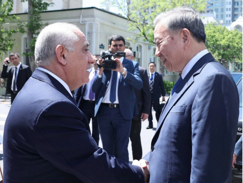 Tổng Bí thư Tô Lâm hội kiến Thủ tướng Azerbaijan Ali Asadov