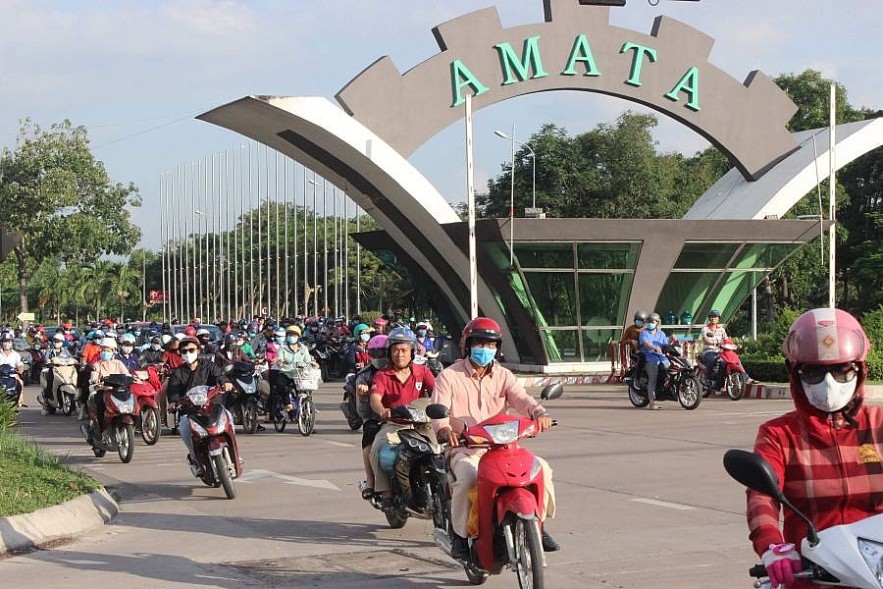Khu công nghiệp Amata được Đồng Nai lựa chọn chuyển sang mô hình khu công nghiệp sinh thái. Ảnh: Việt Dũng