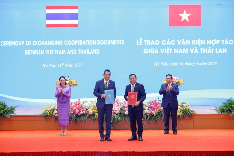 Việt Nam Thái Lan trao nhiều văn kiện hợp tác quan trọng- Ảnh 1.