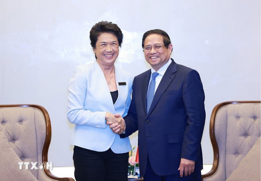 Thủ tướng Phạm Minh Chính tiếp lãnh đạo các tập đoàn, doanh nghiệp hàng đầu của Thái Lan