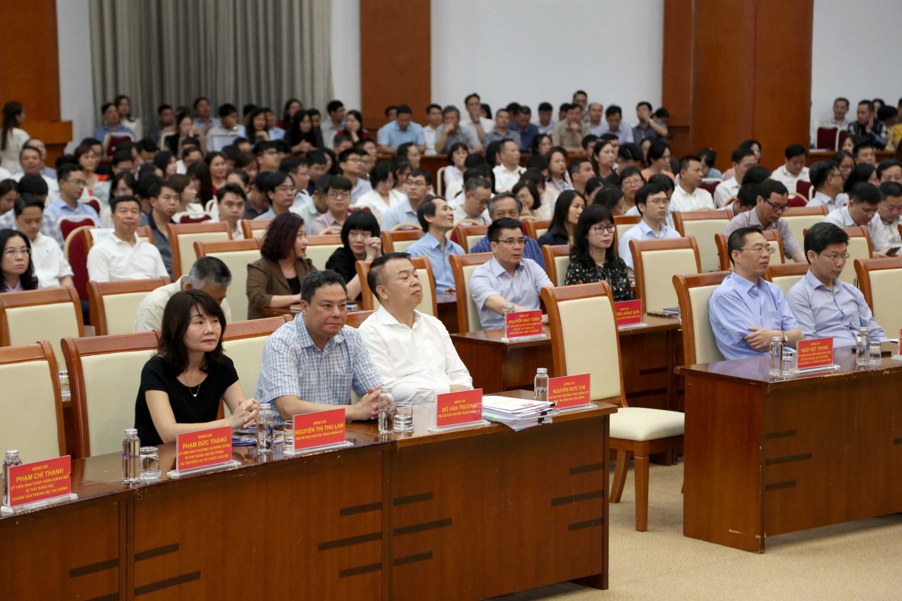 Đảng ủy Bộ Tài chính dự Hội nghị toàn quốc quán triệt, triển khai Nghị quyết số 66 và Nghị quyết số 68