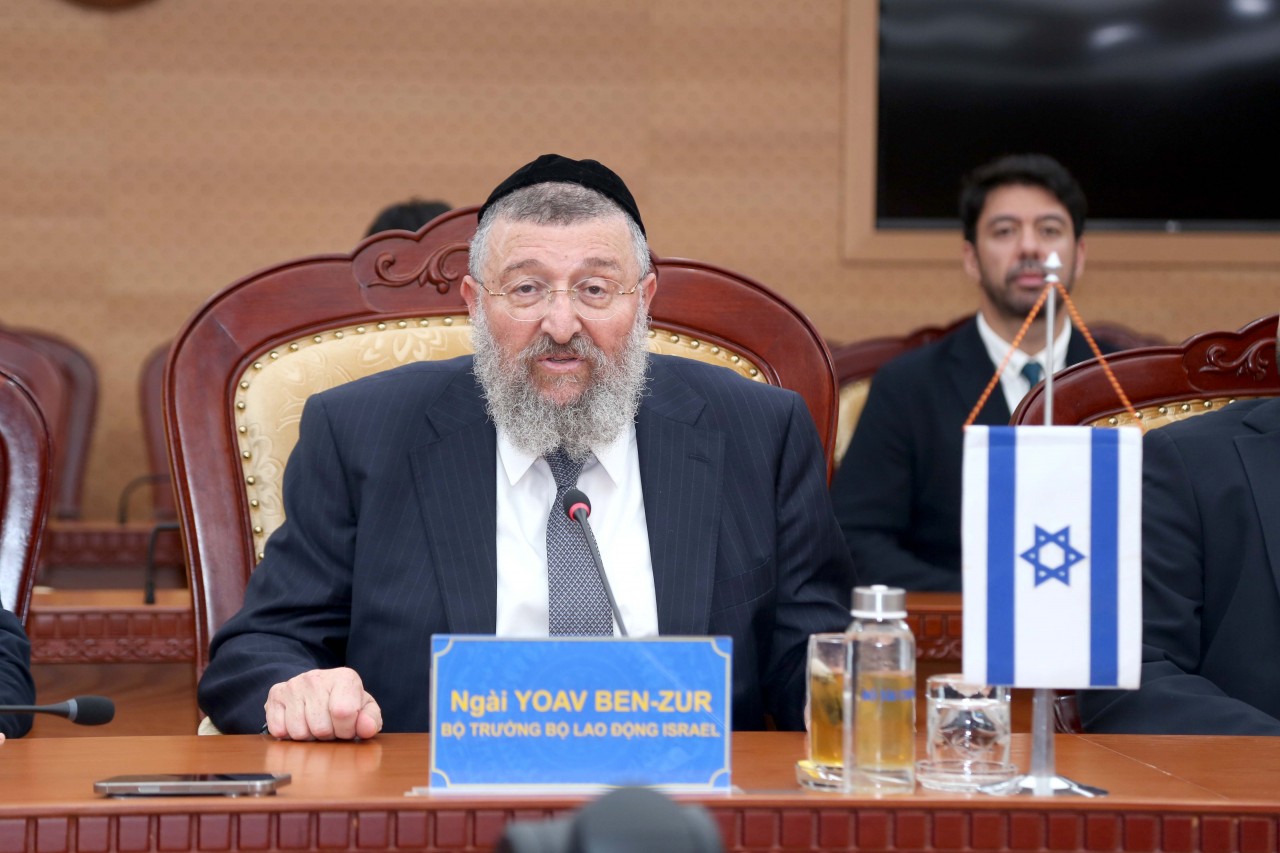 Bộ trưởng  Nguyễn Văn Thắng tiếp  Bộ trưởng Bộ Lao động Israel