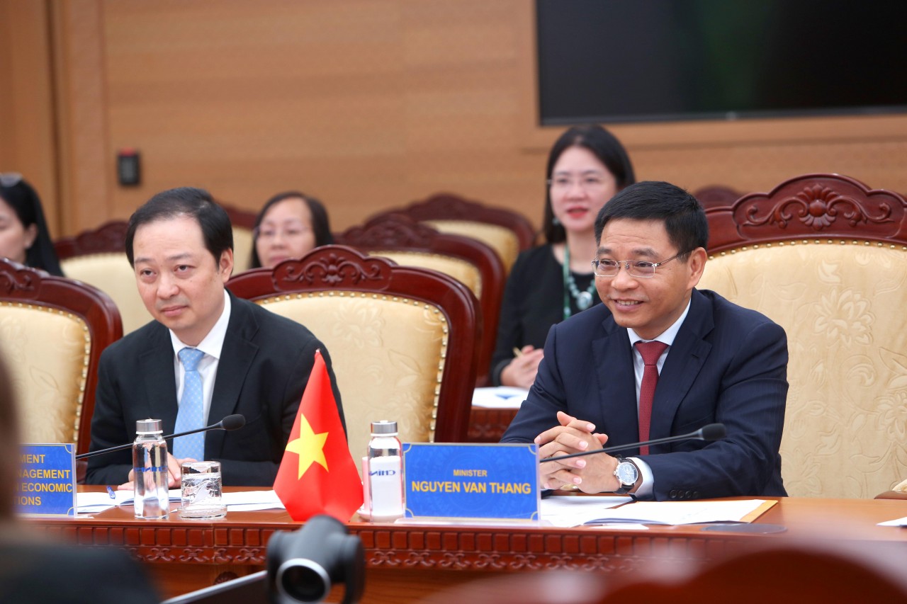 Bộ trưởng Nguyễn Văn Thắng tiếp Điều phối viên Liên Hợp quốc tại Việt Nam