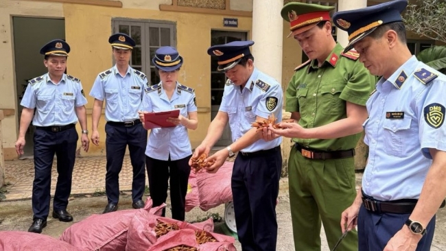 Bắt xe ô tô vận chuyển 1,5 tấn chân gà không rõ xuất xứ
