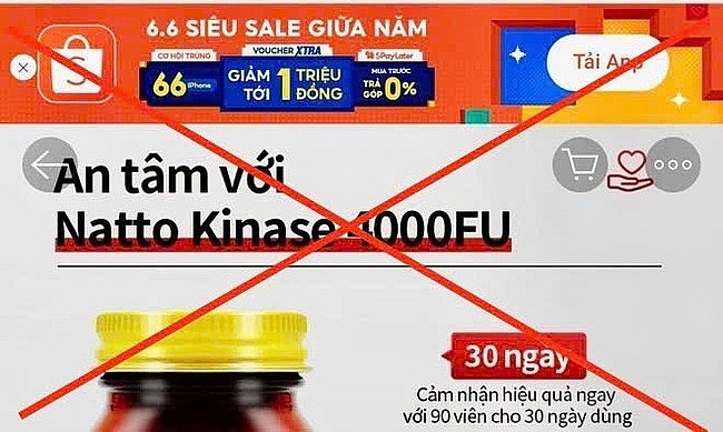 Yêu cầu Shopee, Lazada ngưng bán thực phẩm chức năng không có công bố sản phẩm