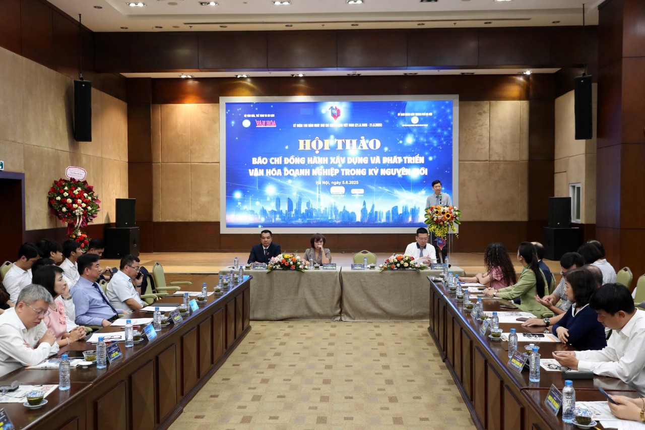 Báo chí có vai trò quan trọng trong đồng hành xây dựng, phát triển văn hóa doanh nghiệp