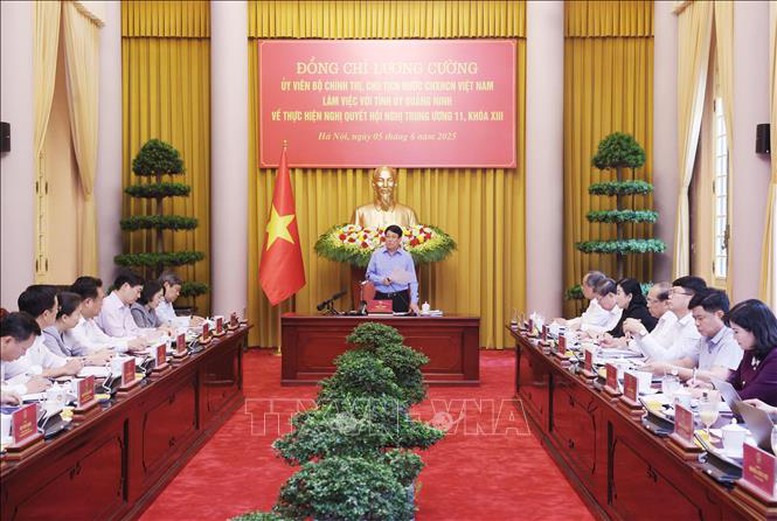 Chủ tịch nước: Quảng Ninh cần khẳng định vị thế đi đầu của vùng đồng bằng Bắc Bộ- Ảnh 1.