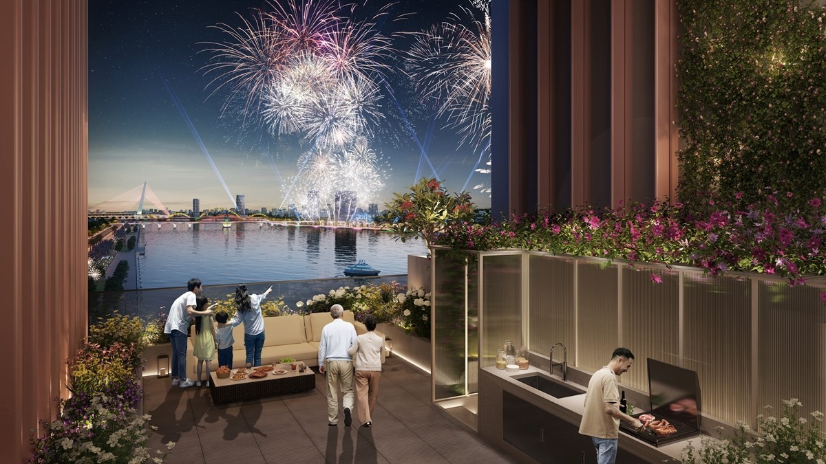 Sống như “những kẻ mộng mơ” tại Sun Symphony Residence: Thức dậy cùng bình minh, khép ngày với pháo hoa