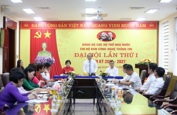 Đại Hội Chi Bộ Ban Công Nghệ Thông Tin Cục Dự Trữ Nhà Nước: Khởi Đầu Nhiệm Kỳ 2025-2027 Thành Công Rực Rỡ
