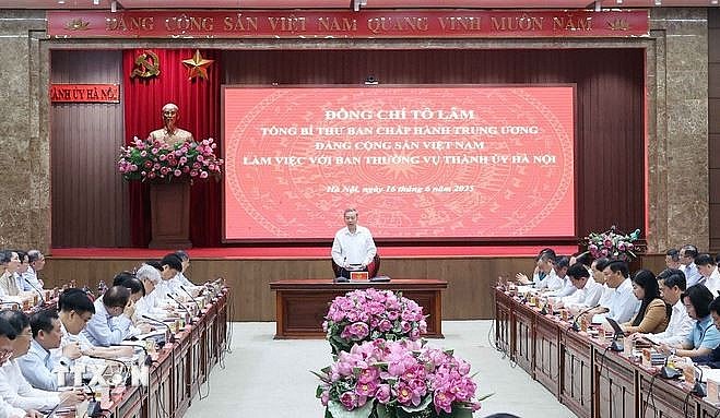 Tổng Bí thư Tô Lâm: Định hình một tầm nhìn mới cho Thủ đô trong thời đại mới