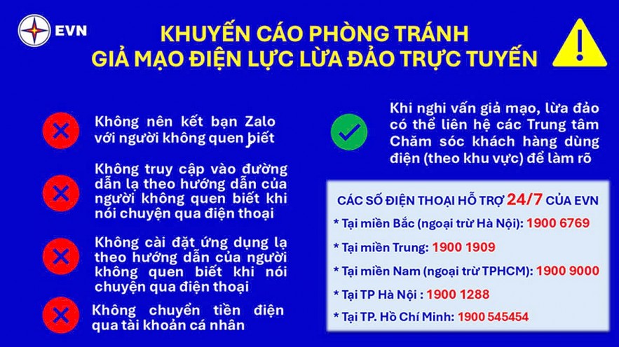 Cảnh báo lợi dụng thông tin sáp nhập để giả mạo nhân viên điện lực lừa đảo