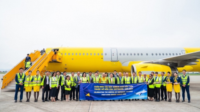 Vietravel Airlines đón máy bay Airbus A321 đầu tiên thuộc sở hữu của Hãng