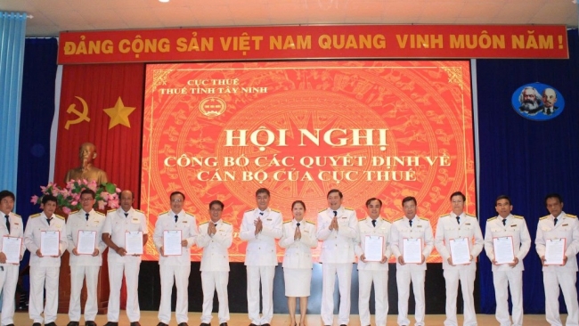 Thuế tỉnh Tây Ninh có 10 thuế cơ sở