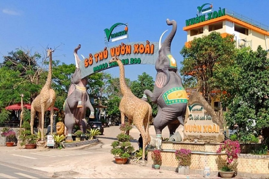 Một góc Khu Du lịch Sinh Thái Vườn Xoài. Ảnh: Việt Dũng