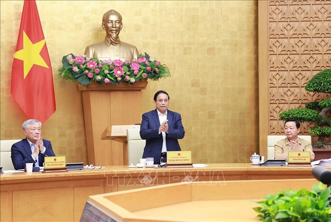 Thủ tướng: Thực hiện 3 tăng tốc để góp phần thúc đẩy, đạt mục tiêu tăng trưởng 8% trở lên Chú thích ảnh
