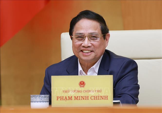Thủ tướng: Thực hiện 3 tăng tốc để góp phần thúc đẩy, đạt mục tiêu tăng trưởng 8% trở lên Chú thích ảnh