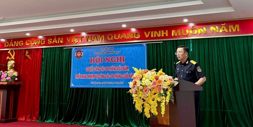 Hải quan khu vực V thu nộp ngân sách 7.547 tỷ đồng