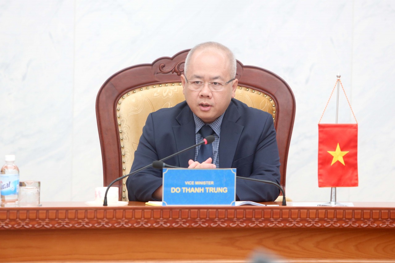 Thứ trưởng Đỗ Thành Trung tiếp cựu Đại sứ Hoa Kỳ tại Việt Nam Daniel Kritenbrink