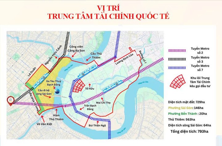 Dự kiến đầu tư cho Trung tâm Tài chính quốc tế TP. Hồ Chí Minh khoảng 172.000 tỷ đồng
