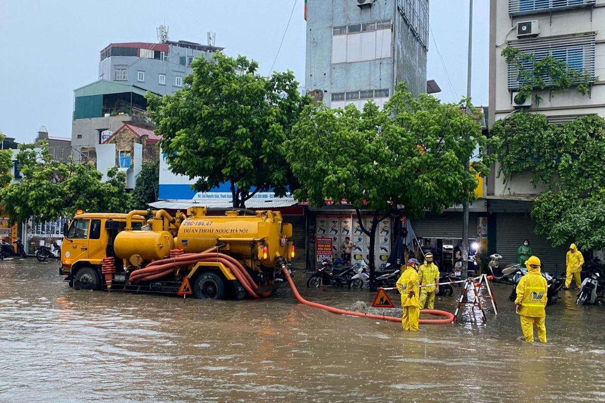 Hà Nội chi hơn 383 tỷ đồng chống ngập cục bộ tại khu vực nội đô