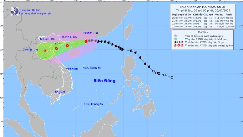 Ứng phó bão số 3: Khẩn trương nhất, quyết liệt nhất đảm bảo an toàn tính mạng và tài sản của Nhân dân