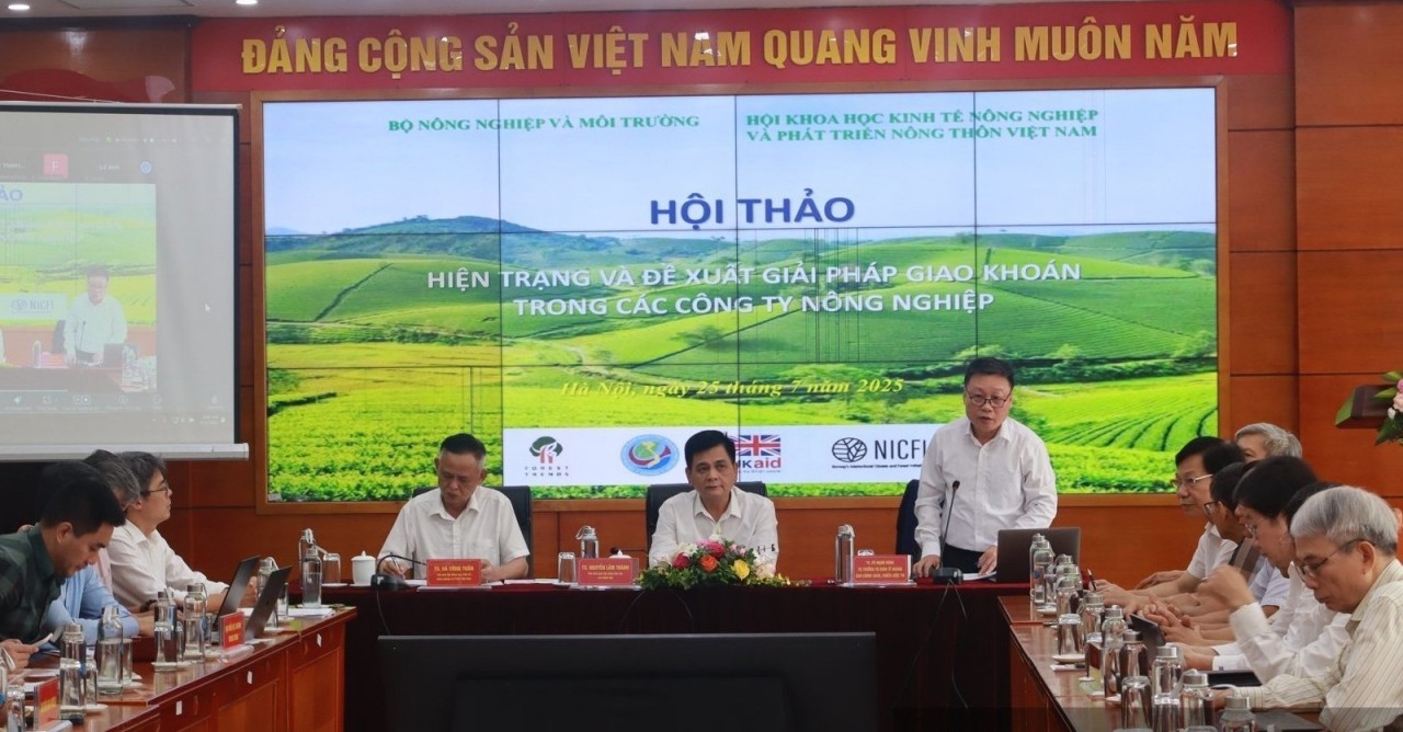 Các công ty nông nghiệp đã thực hiện khoán gần 114.000 ha đất nông nghiệp