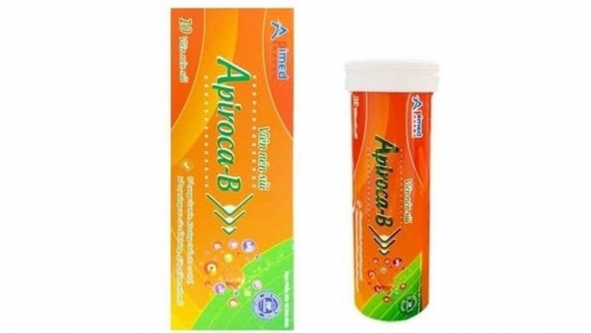 Tạm dừng lưu thông lô thực phẩm bảo vệ sức khoẻ APIROCA-B không đạt chất lượng