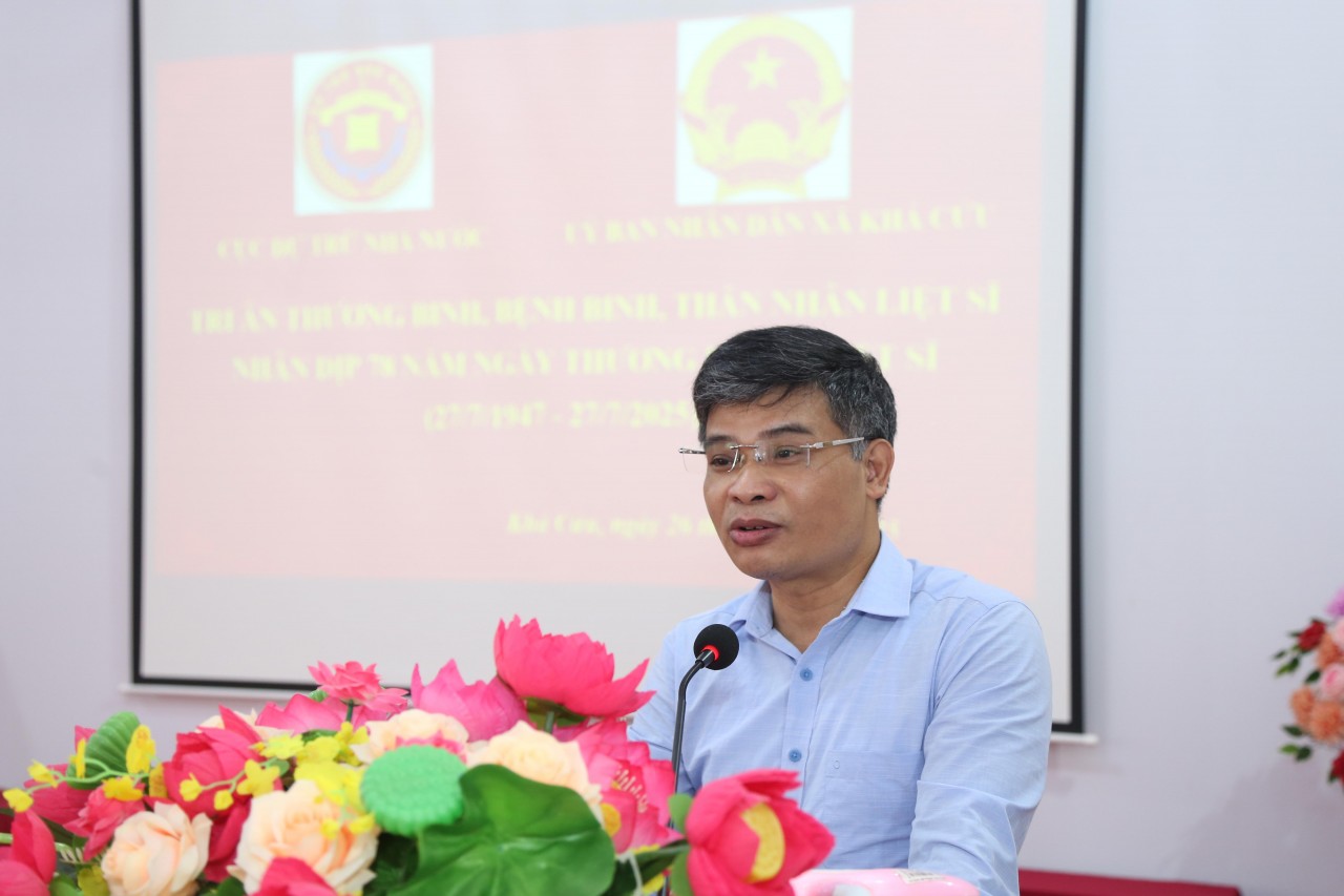 Cục Dự trữ Nhà nước tri ân thương binh, bệnh binh và gia đình liệt sĩ tại xã Khả Cửu Cục Dự trữ Nhà nước tri ân thương binh, bệnh binh và gia đình liệt sĩ tại xã Khả Cửu