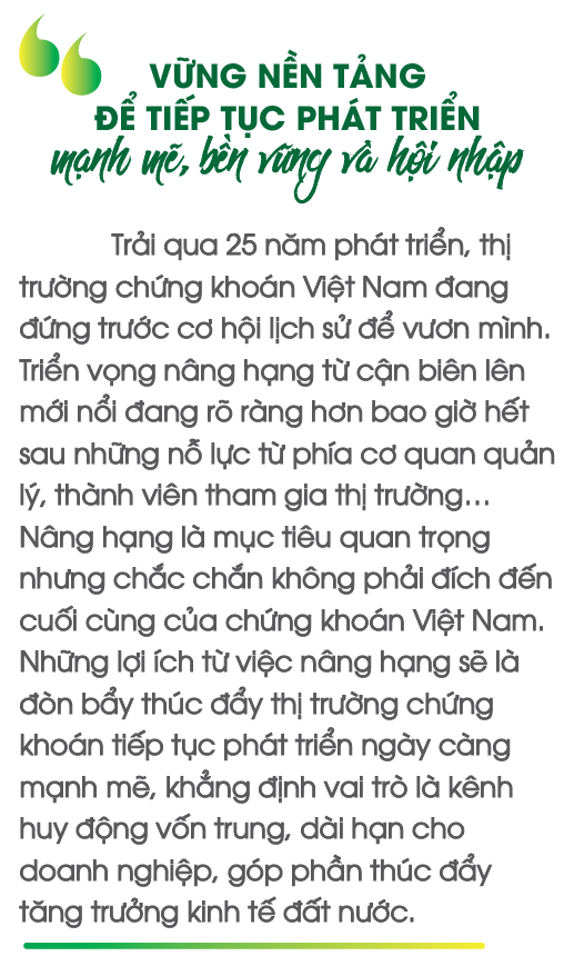 Nhiều cơ hội để thị trường chứng khoán nâng tầm phát triển